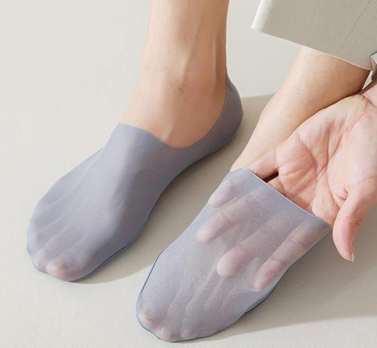 Silicone Non-slip Invisible No Show Socks(Pack Of 1)